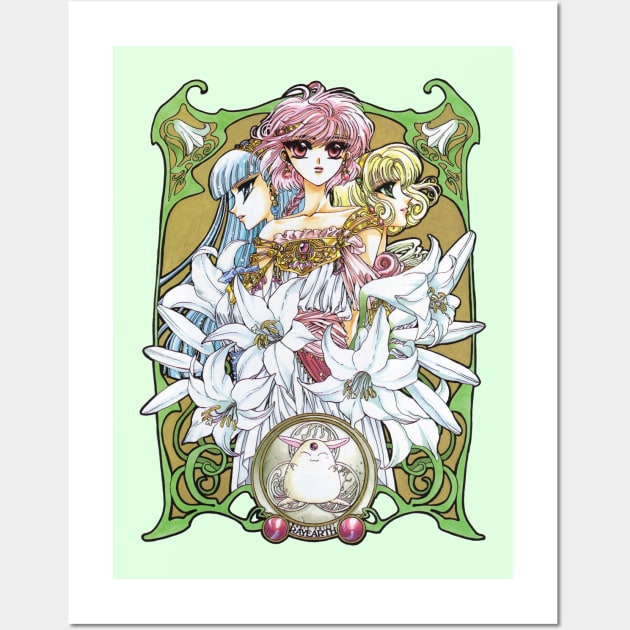 Magic Knight Rayearth Wall Art by Nykos